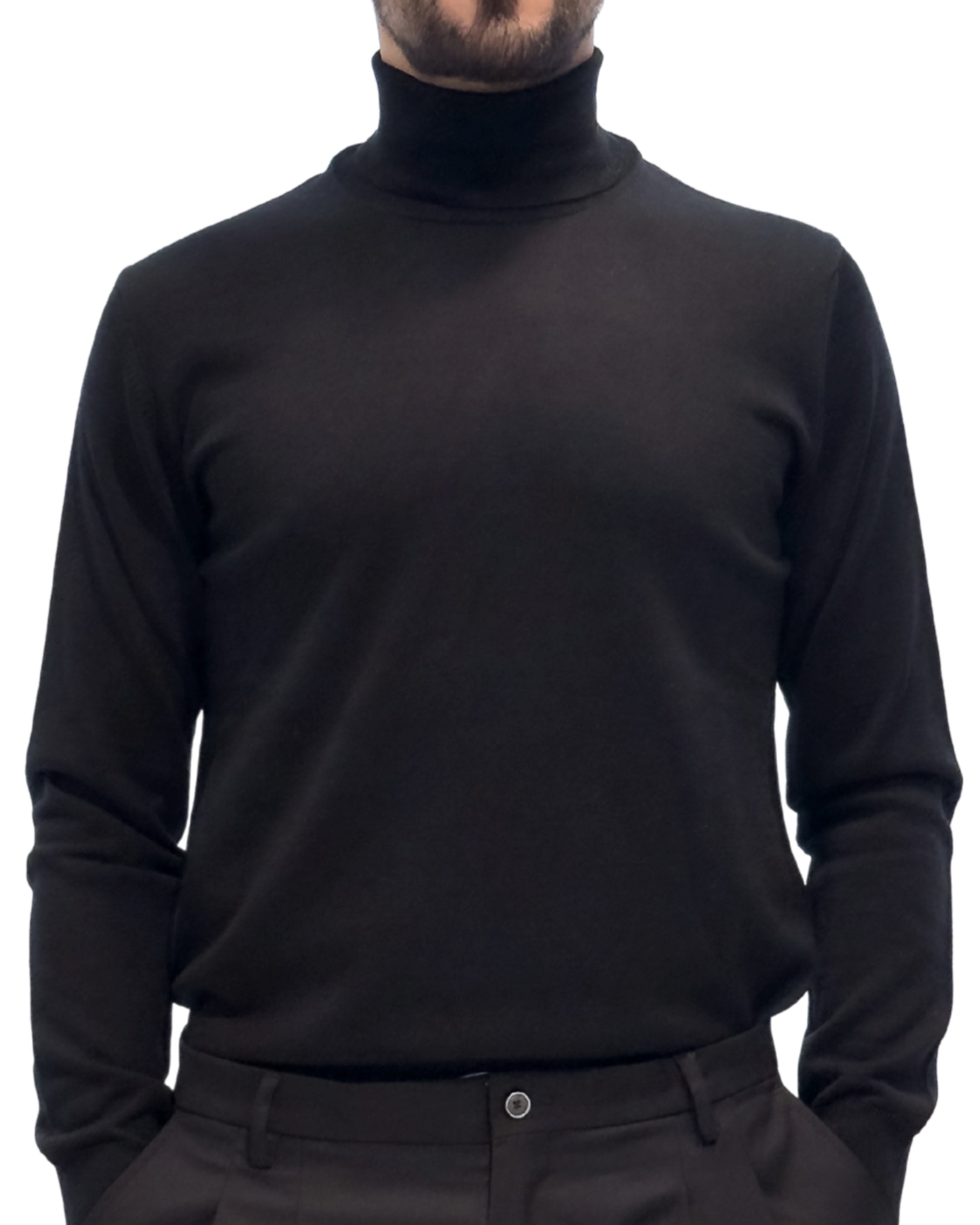 Maglia Dolcevita -Merino Blend