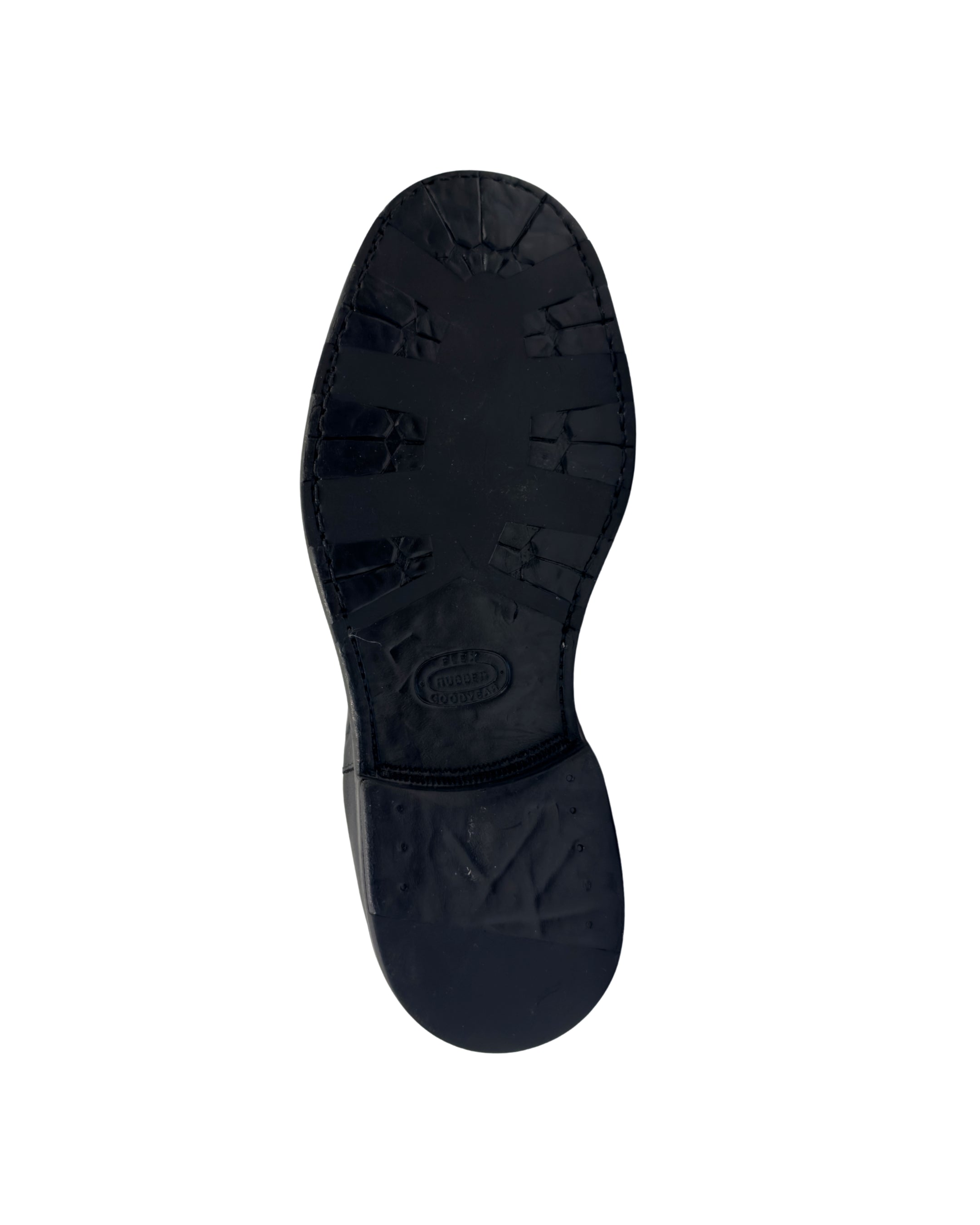 Stivaletto Chelsea Kensington con elastico in pelle concia al vegetale NERO