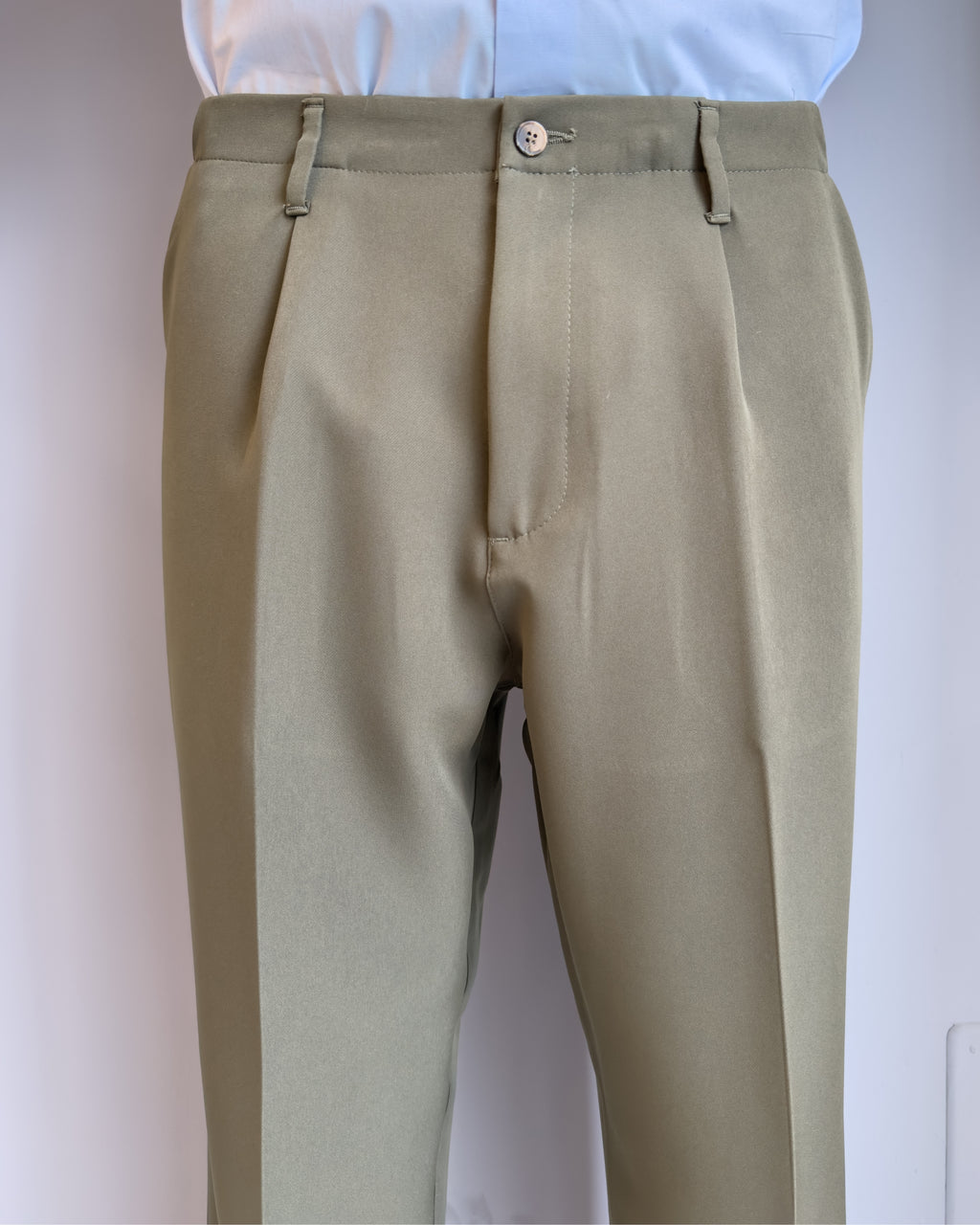 Pantalone Montecarlo a palazzo vestibilità regular  VERDE