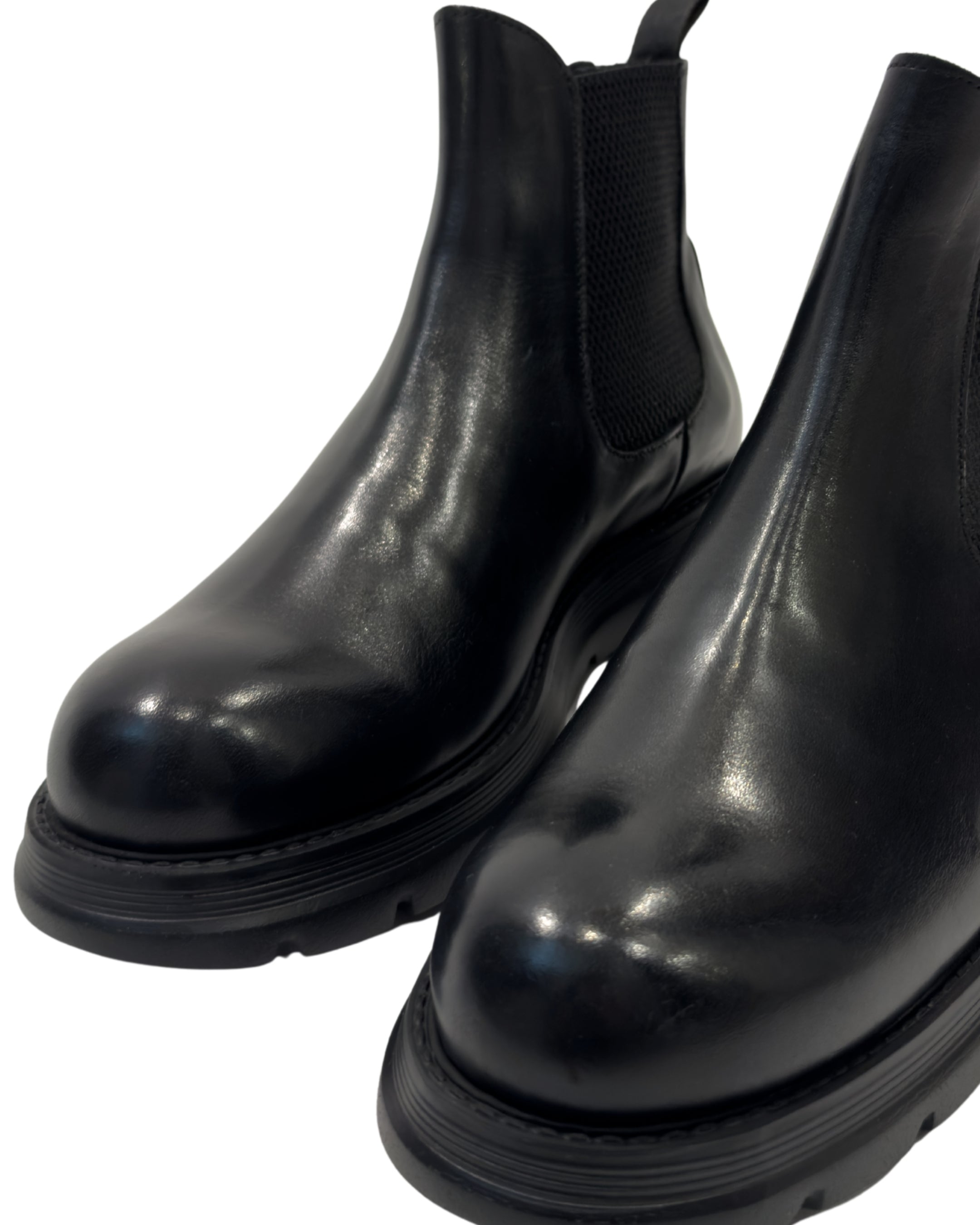 Chelsea Boot in Pelle Nera .