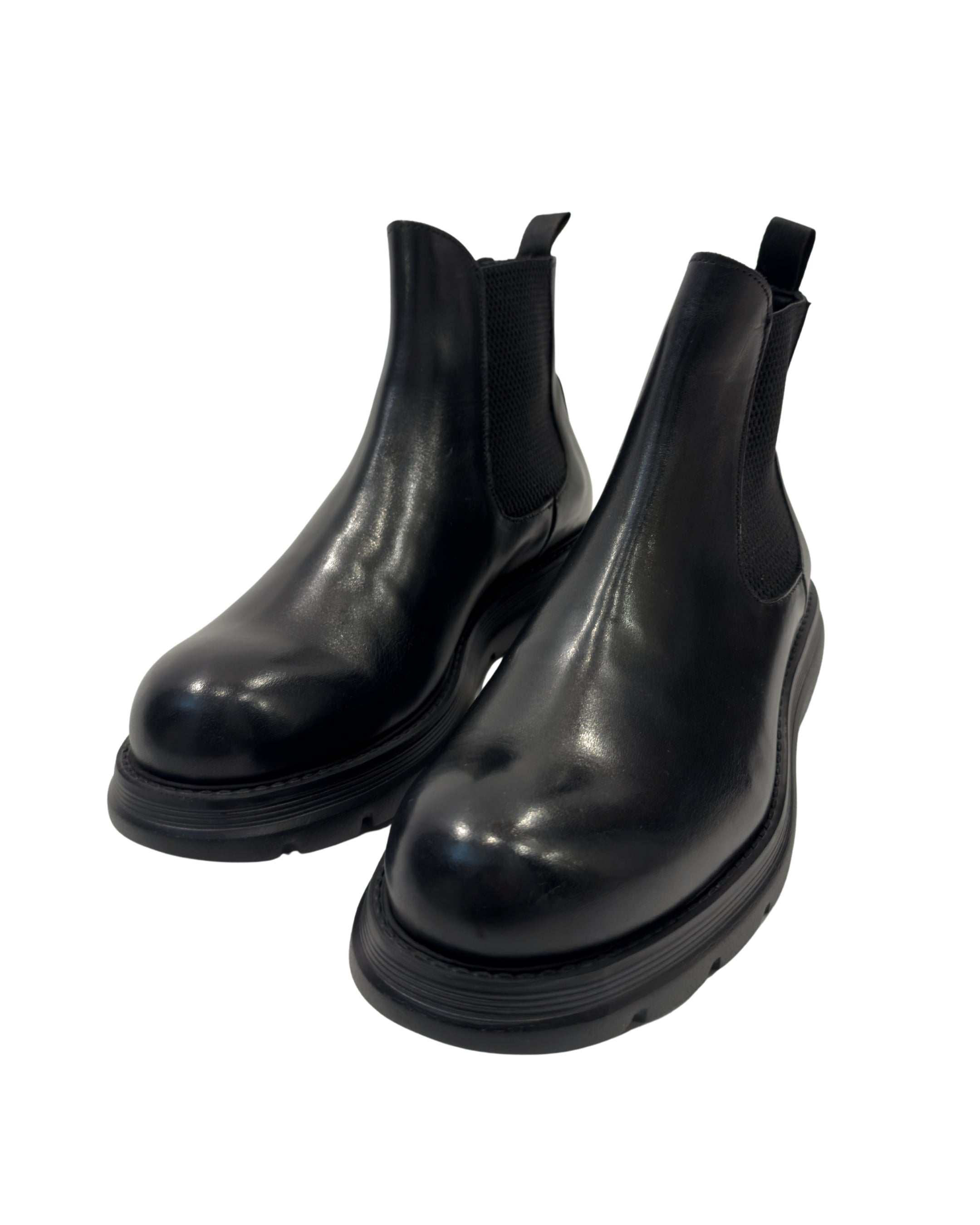 Chelsea Boot in Pelle Nera .
