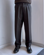 Pantalone Montecarlo a palazzo vestibilità regular NERO