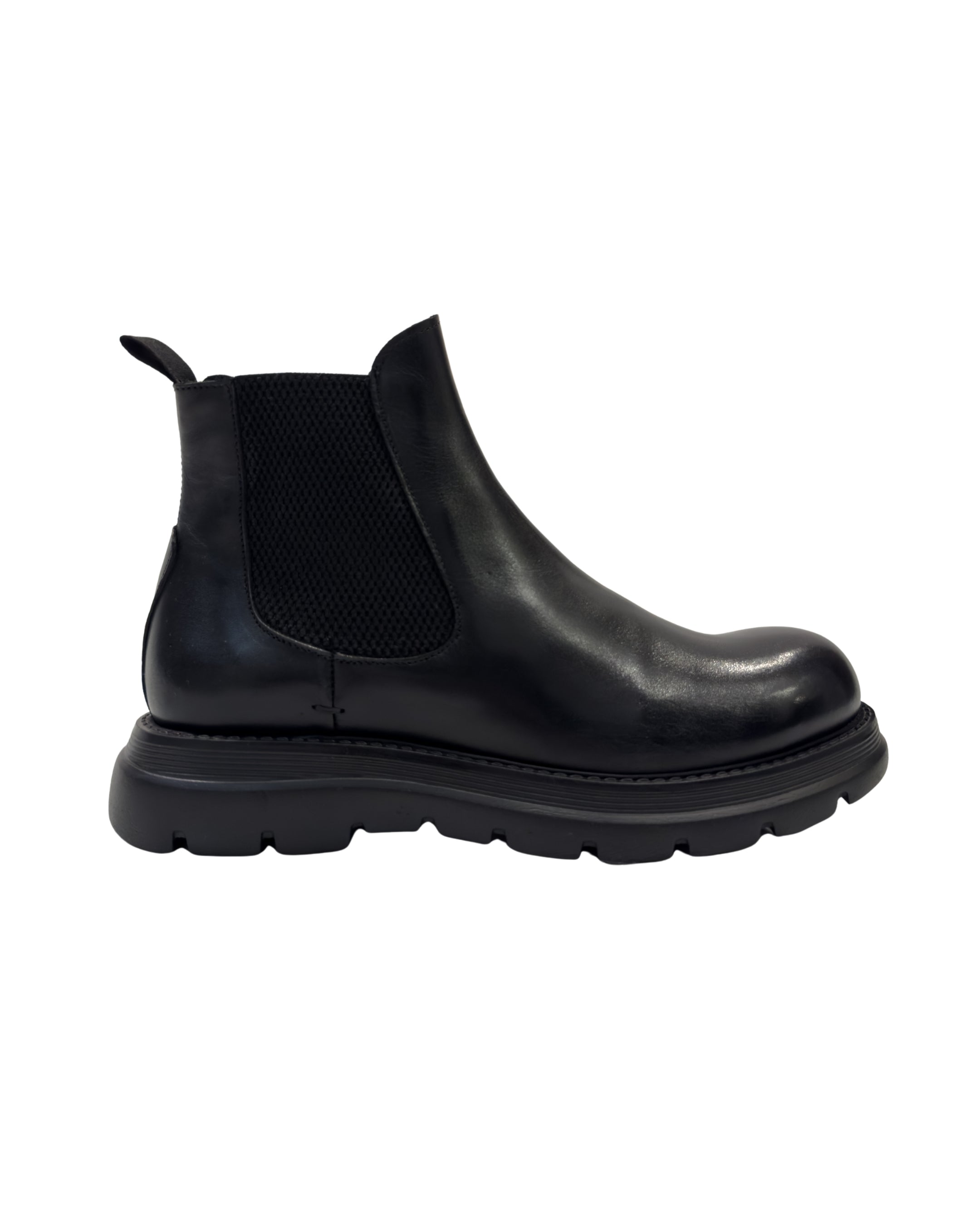 Chelsea Boot in Pelle Nera .
