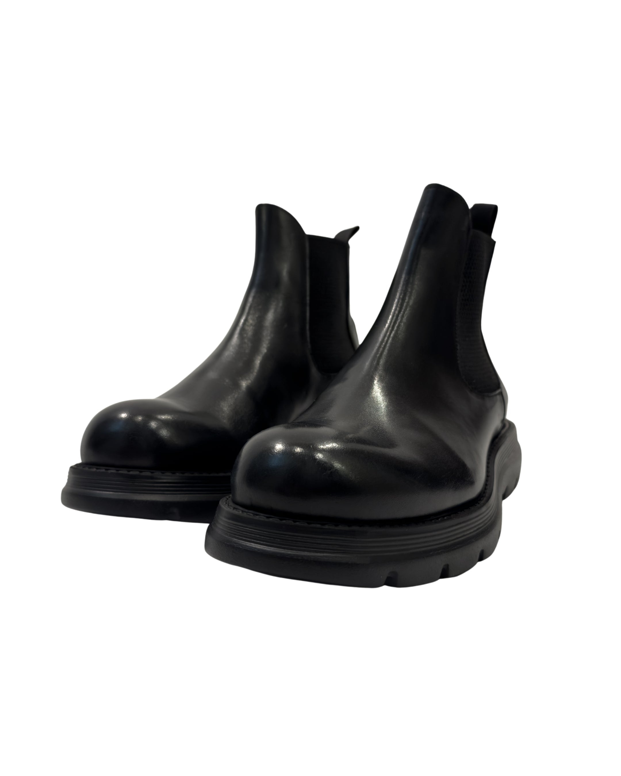 Chelsea Boot in Pelle Nera .