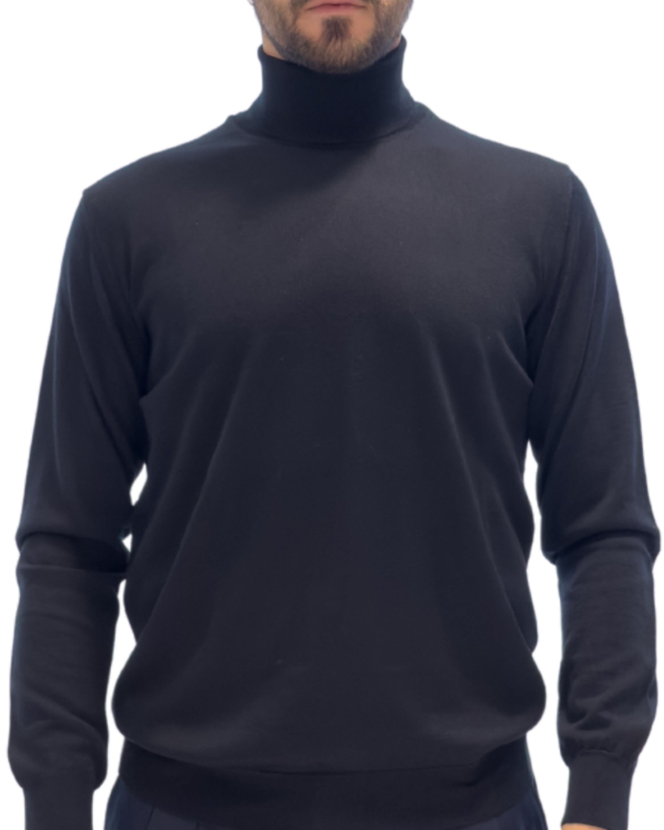 Maglia Dolcevita -Merino Blend