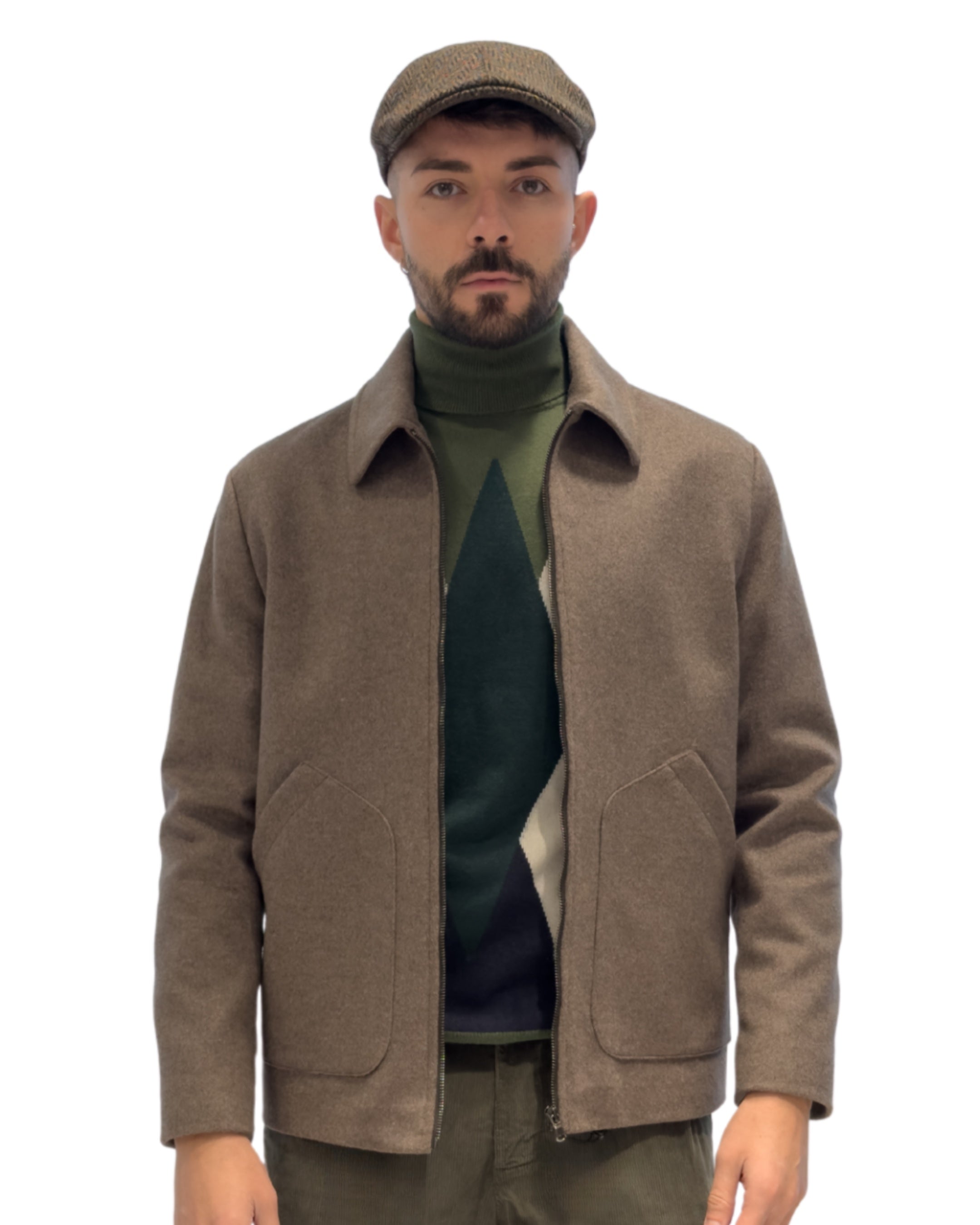 Giacca in Lana e Cashmere -Made in Italy