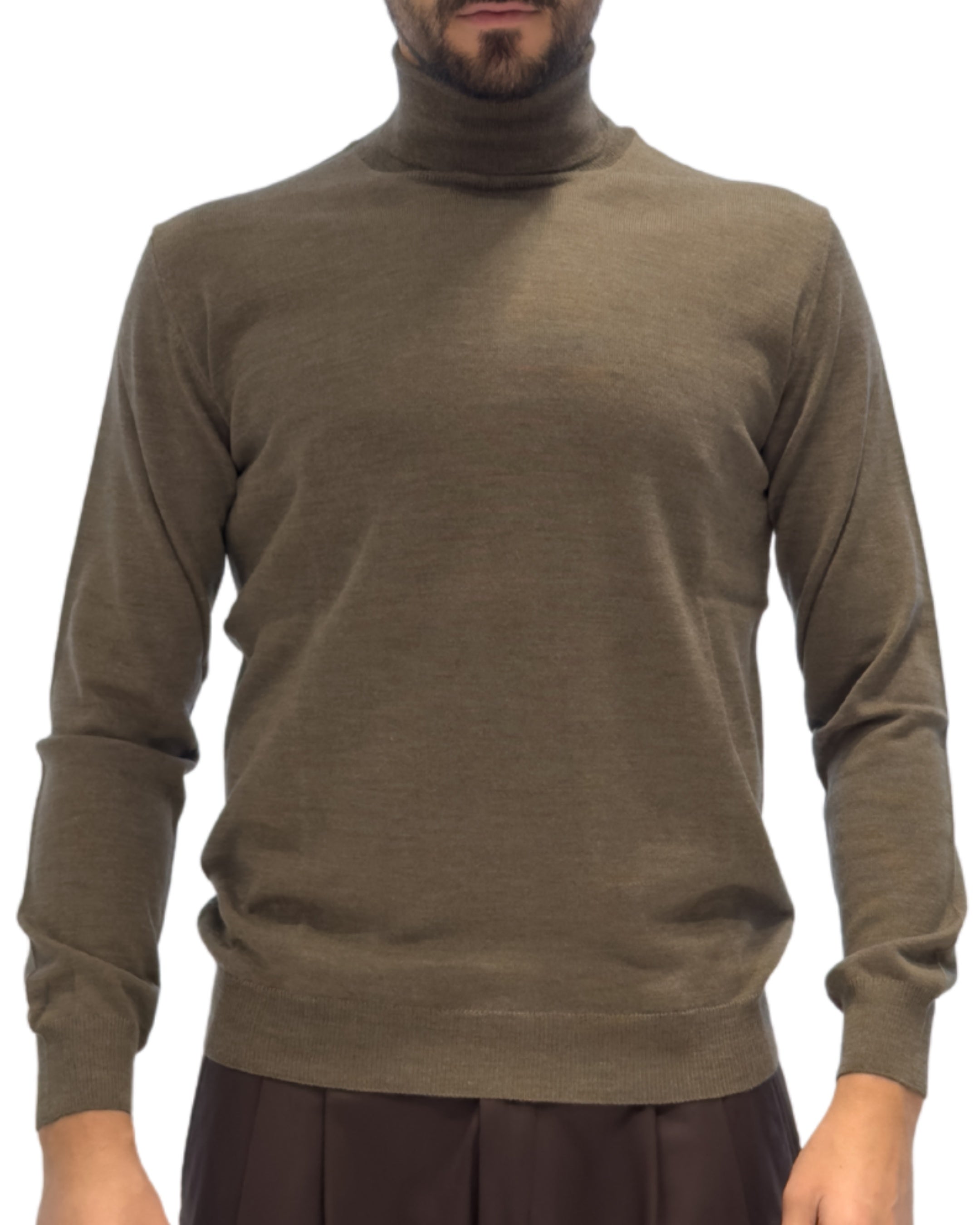 Maglia Dolcevita -Merino Blend