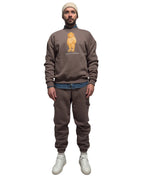 Tuta Cortina D'Ampezzo girocollo con pantalone tasconato edizione limitata MARRONE