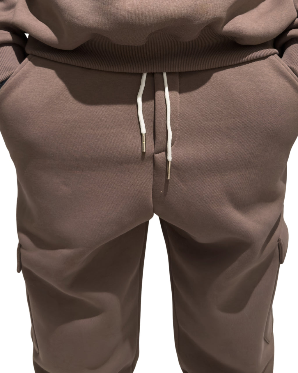 Tuta Cortina D'Ampezzo girocollo con pantalone tasconato edizione limitata MARRONE