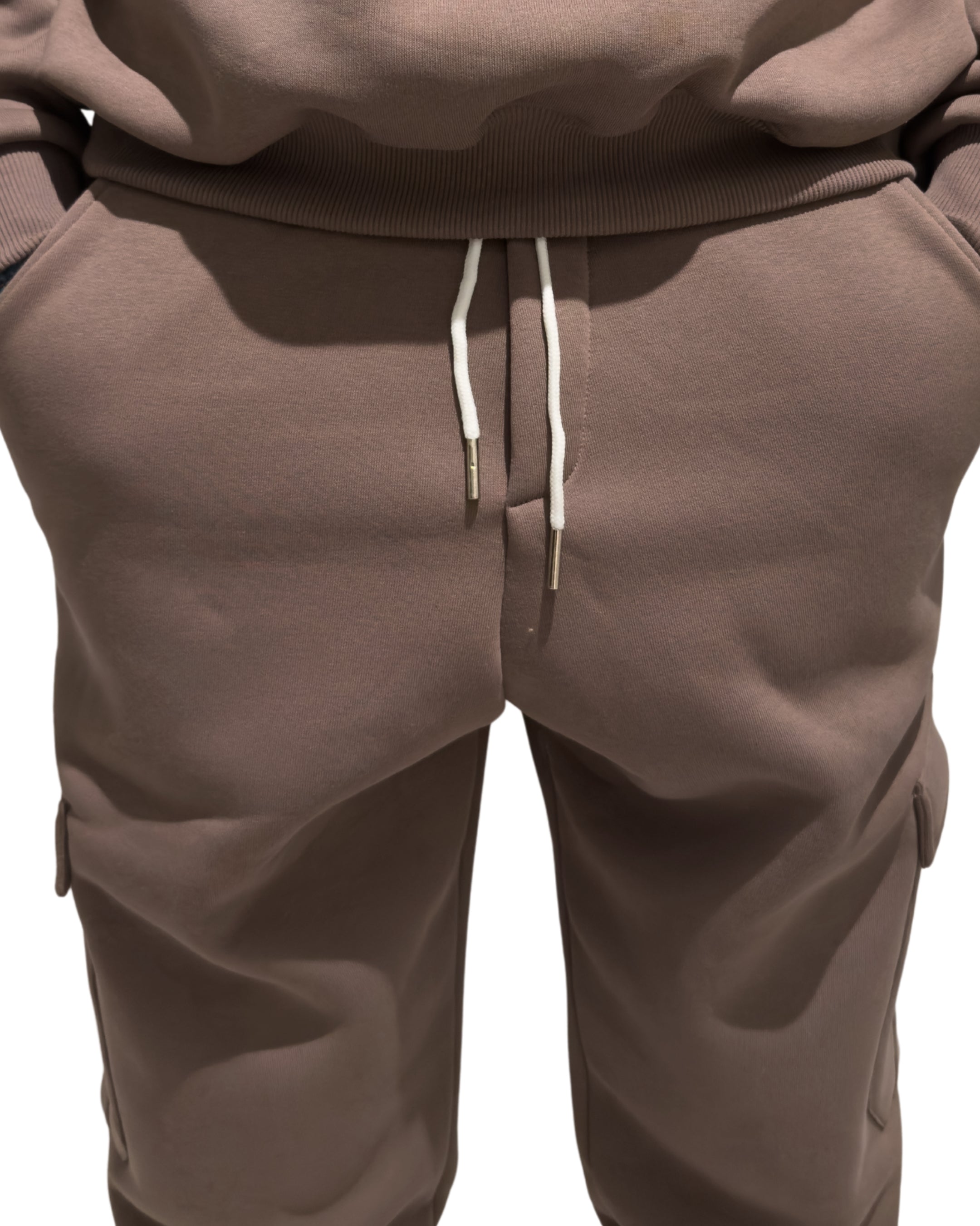 Tuta Cortina D'Ampezzo girocollo con pantalone tasconato edizione limitata MARRONE
