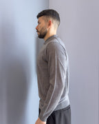 Polo Bari in lana merino vestibilità regular GRIGIO