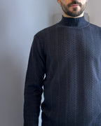 Lupetto Linz in lana merino acidata vestibilità regular BLU