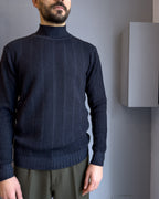 Lupetto Linz in lana merino acidata vestibilità regular BLU