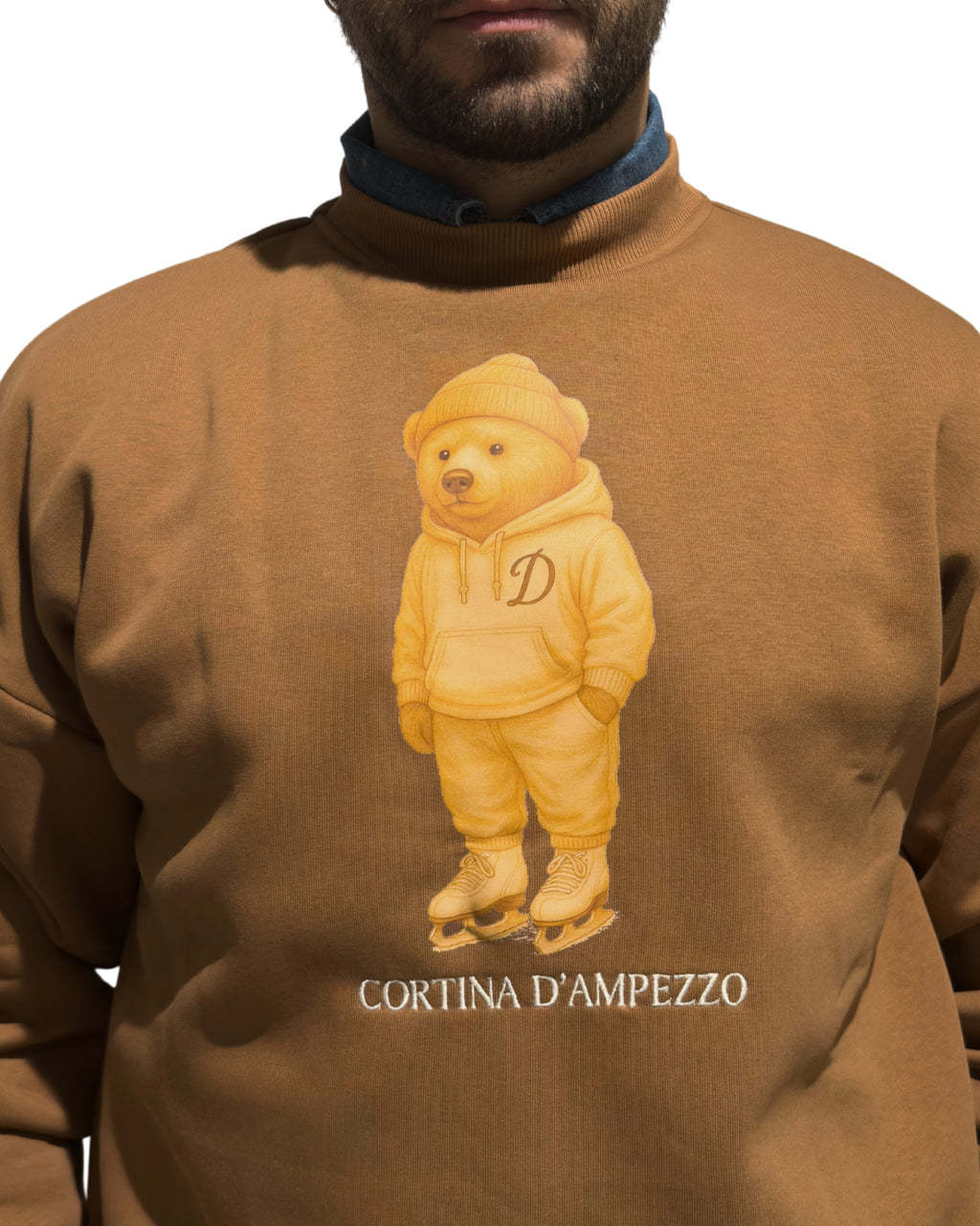 Tuta Cortina D'Ampezzo girocollo con pantalone tasconato edizione limitata TORTORA