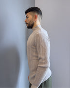 Lupetto Linz in lana merino acidata vestibilità regular SILVER