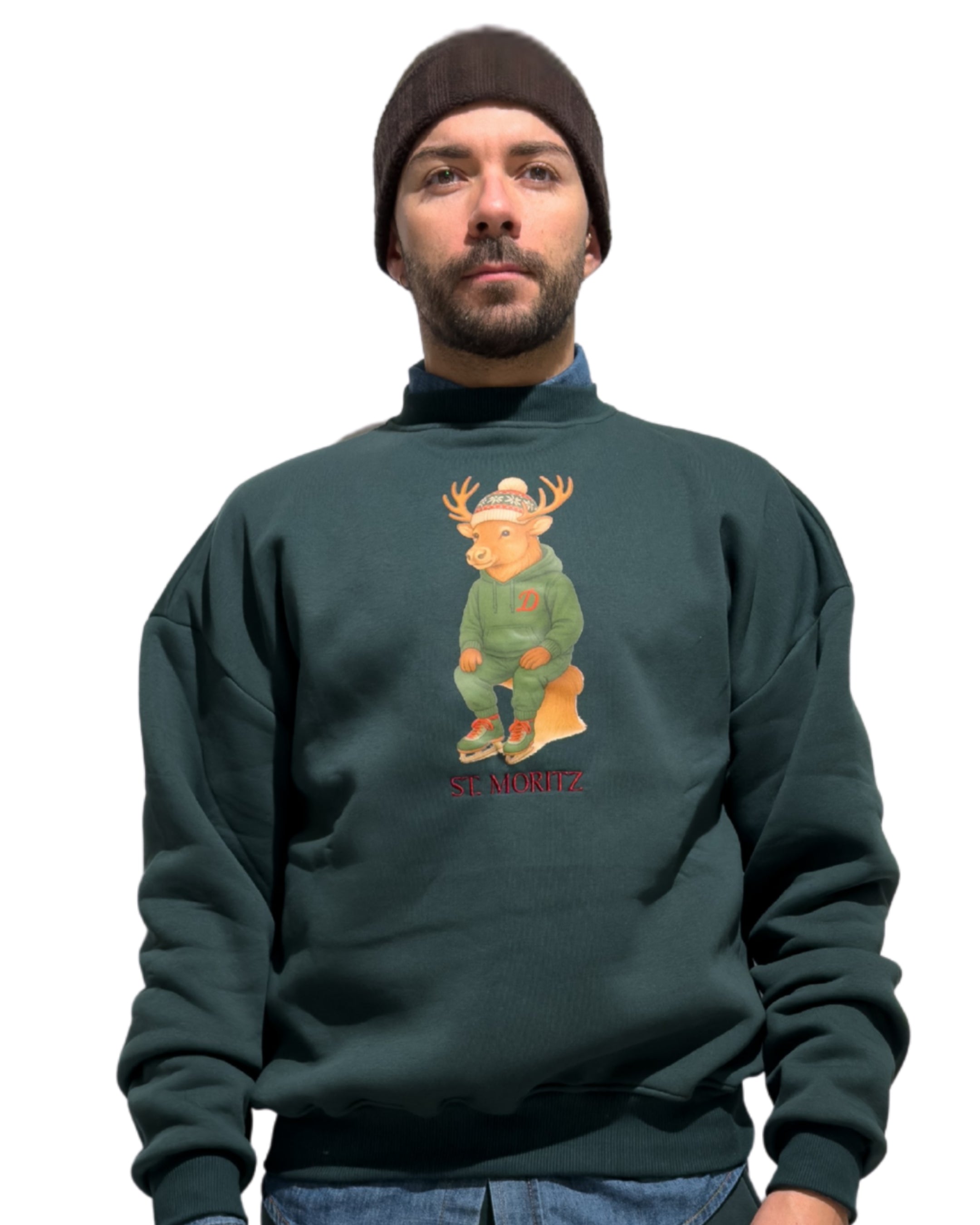 Tuta St. Moritz girocollo con pantalone tasconato edizione limitata VERDE