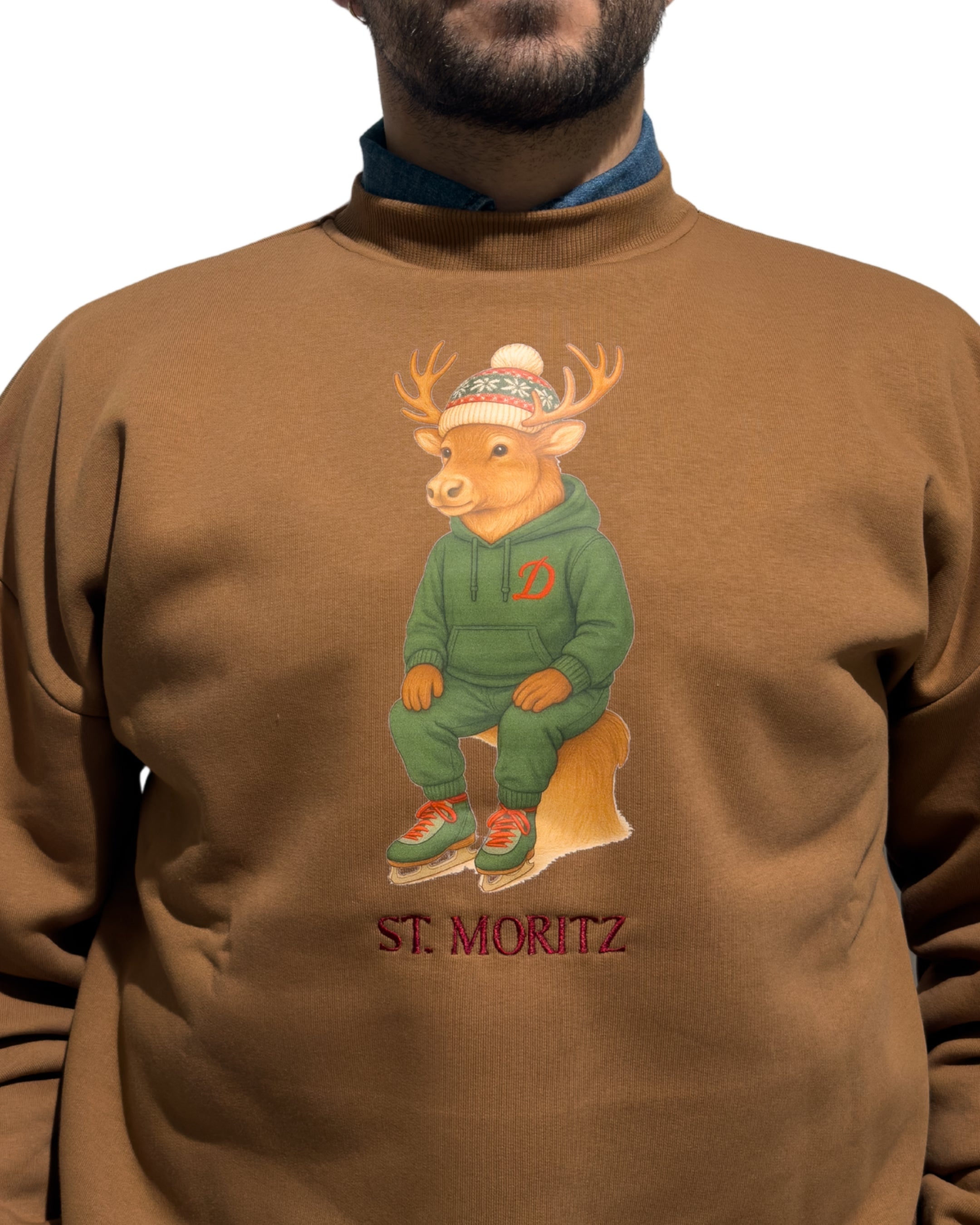 Tuta St. Moritz girocollo con pantalone tasconato edizione limitata TORTORA