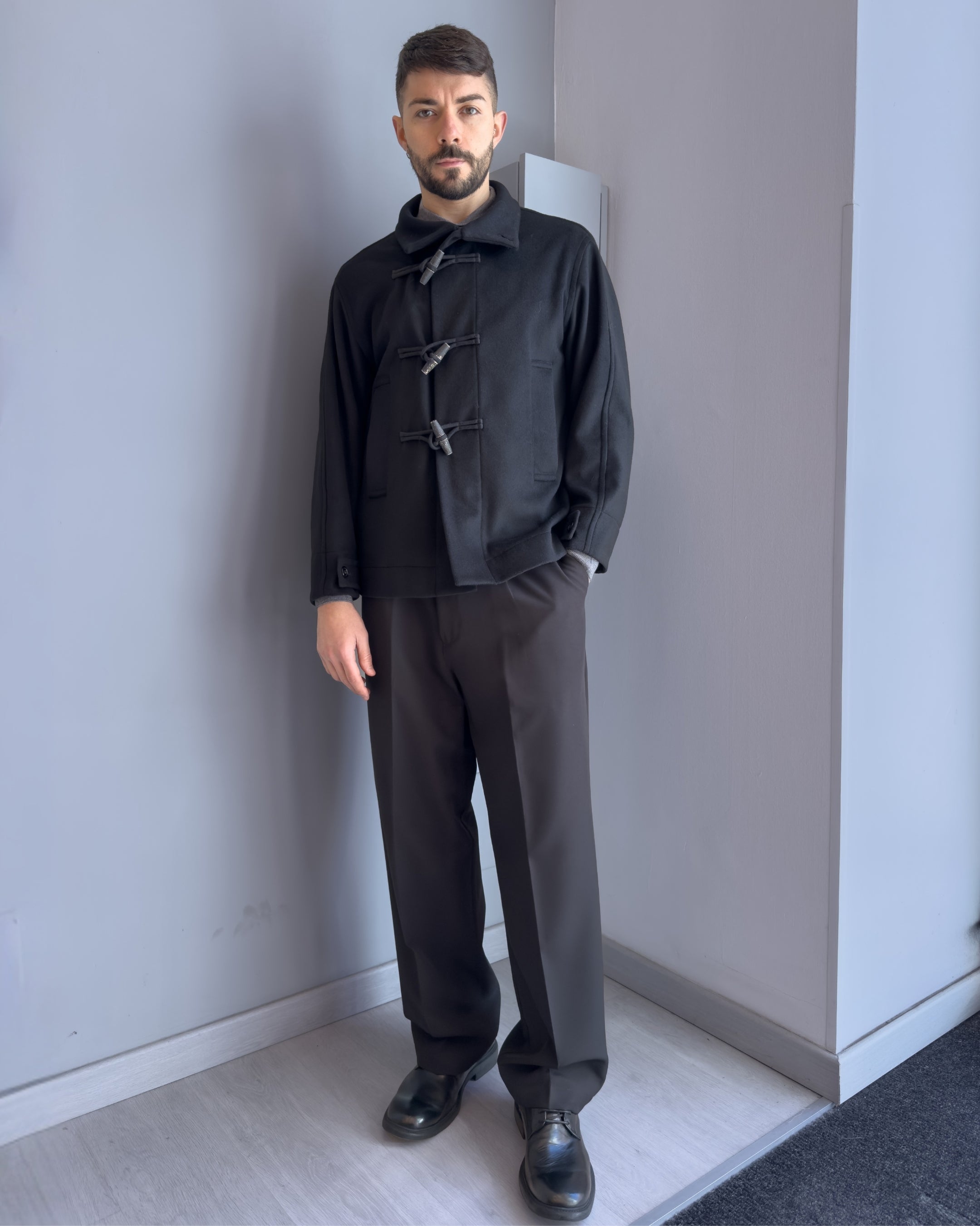 kappa Japan over in lana & cashmere NERO