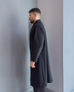 Cappotto Osaka doppio petto over lana & cashmere NERO