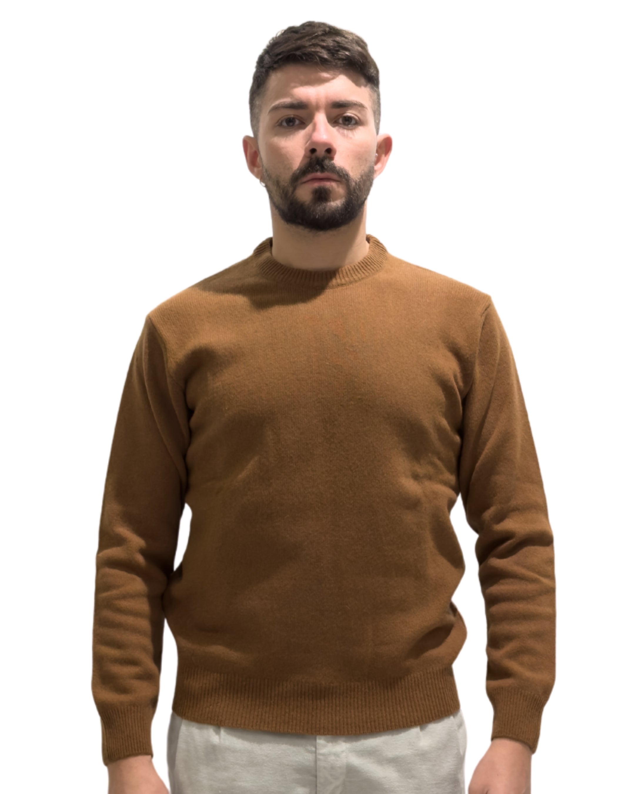 Girocollo fin.7 80% Lana.