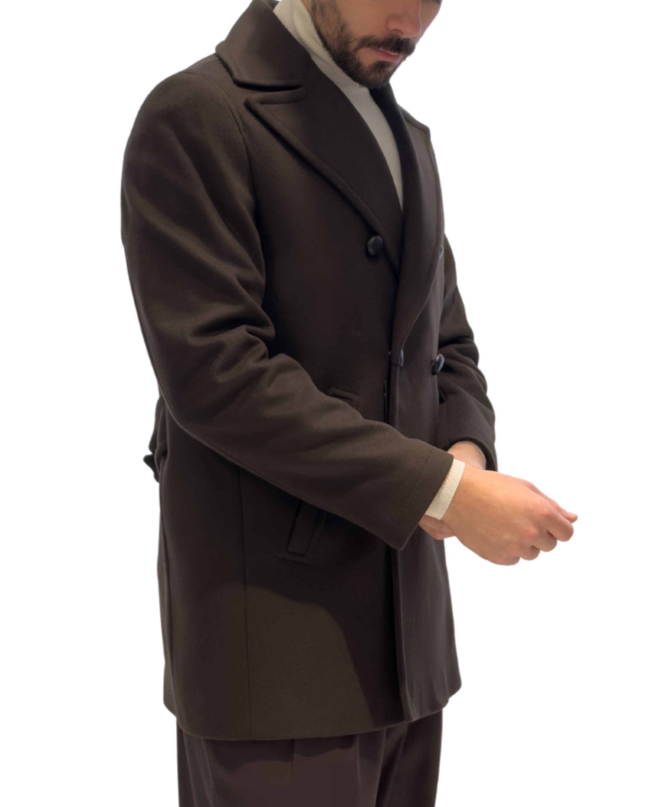 Cappotto Doppio Petto Corto