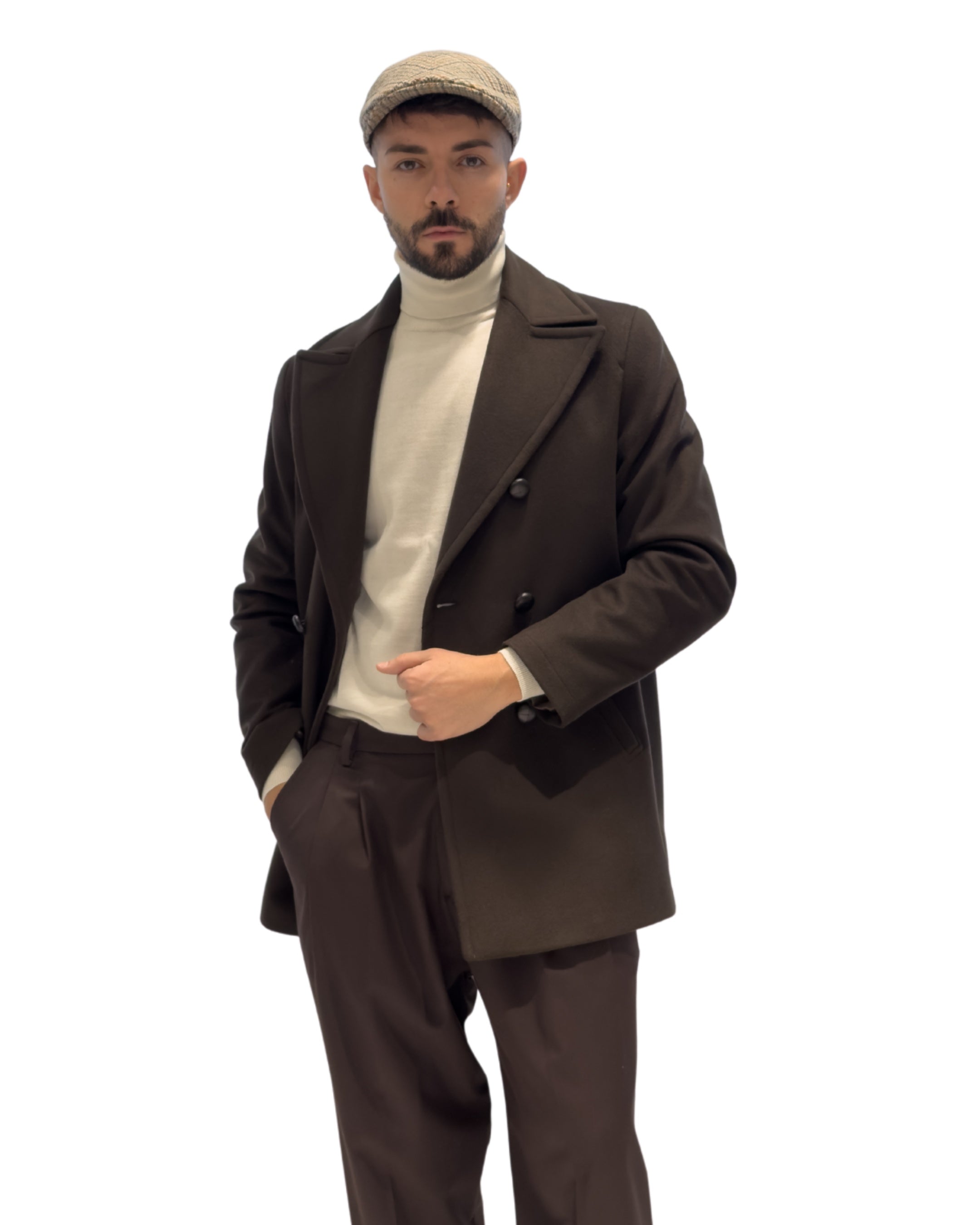 Cappotto Doppio Petto Corto