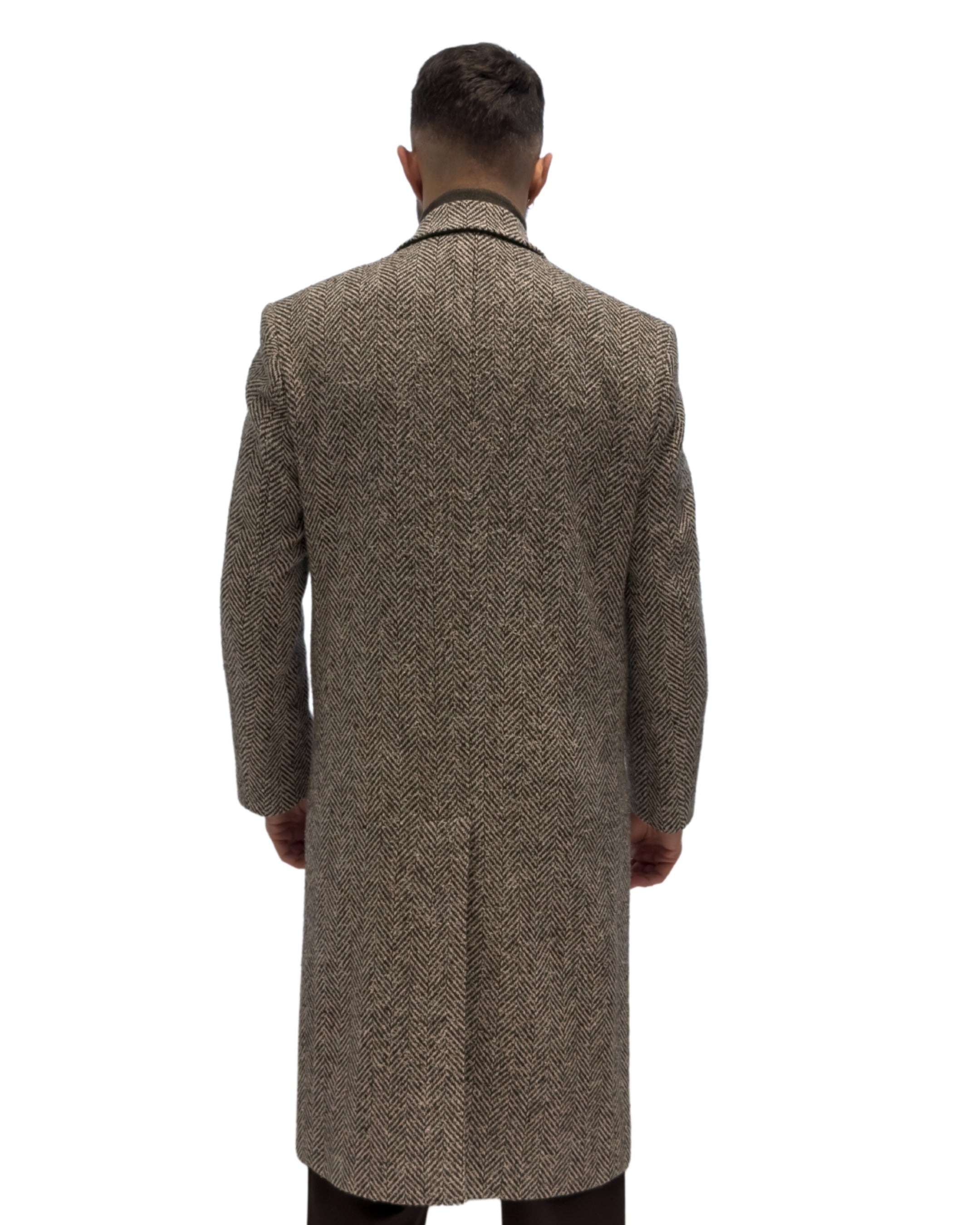 Cappotto Oversize Spina di Pesce