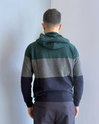 Maglia Gelo con cappuccio vestibilità regular misto lana VERDE