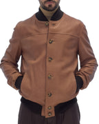 Bomber in Pelle Cognac - Concia Vegetale Limited Edition