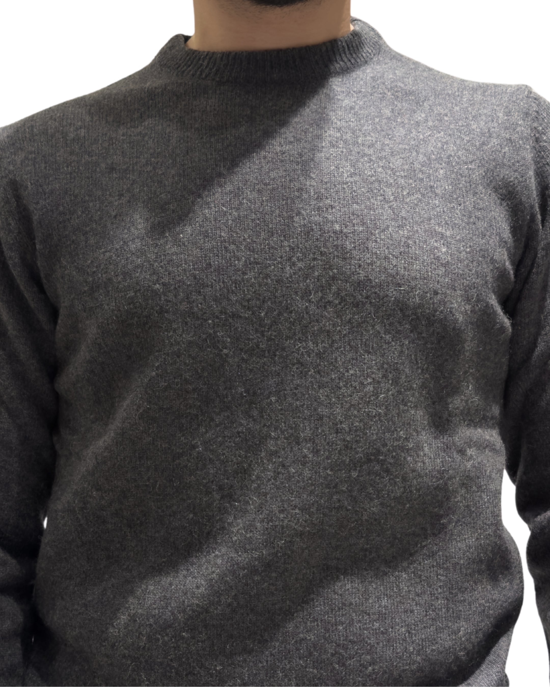 Girocollo fin.7 80% Lana.