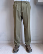 Pantalone Montecarlo a palazzo vestibilità regular  VERDE