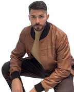Bomber in Pelle Cognac - Concia Vegetale Limited Edition