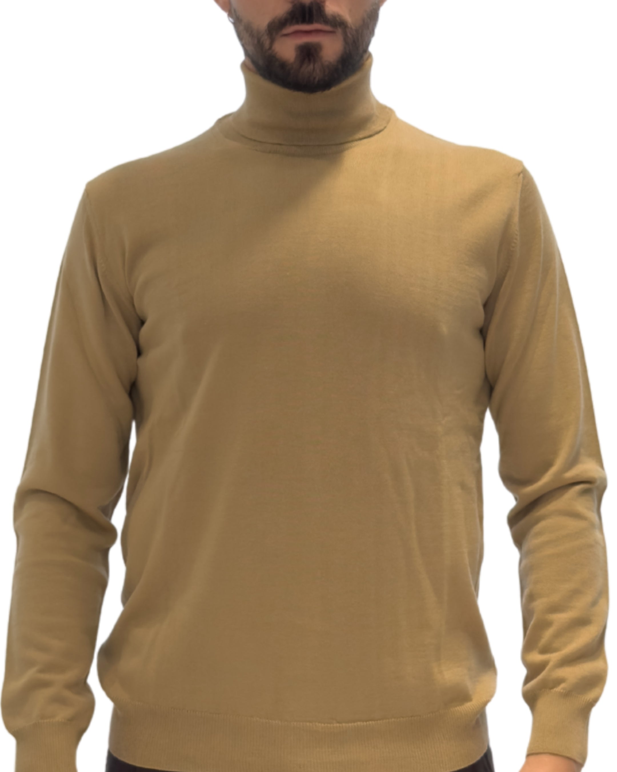 Maglia Dolcevita -Merino Blend