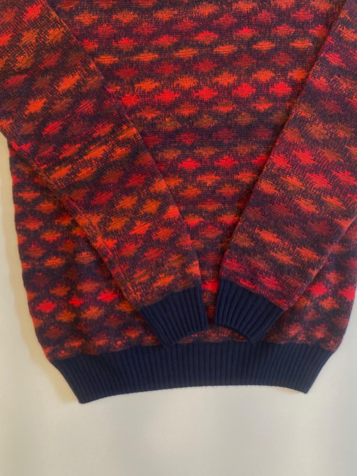 Maglia Glave Uomo in lana & alpaca vestibilità regular ROSSO